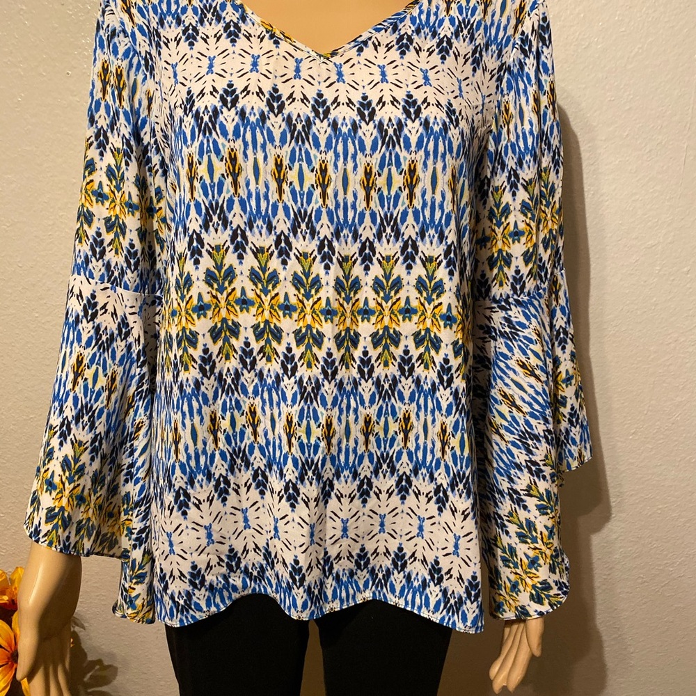 CATO multicolor tunic V neck casual size S